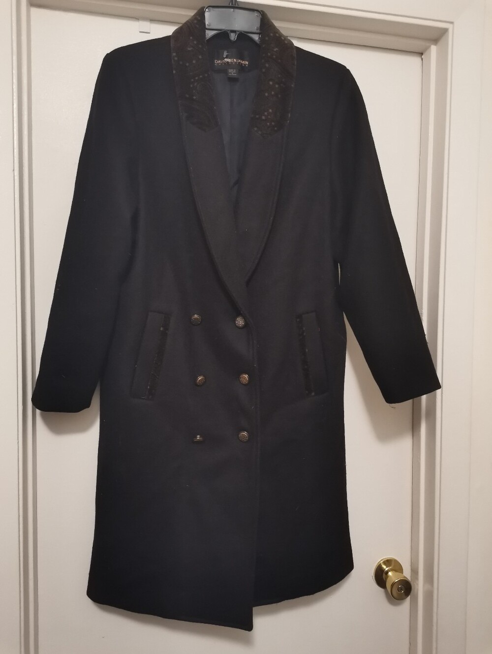 David Benjamin Collectio Wool Coat, Size:6